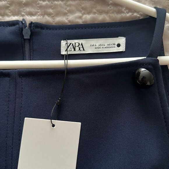 Zara navy dress - Picture 2 of 7